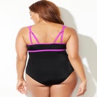 Chlorine Resistant Double Strap One Piece Swimsuit image number null