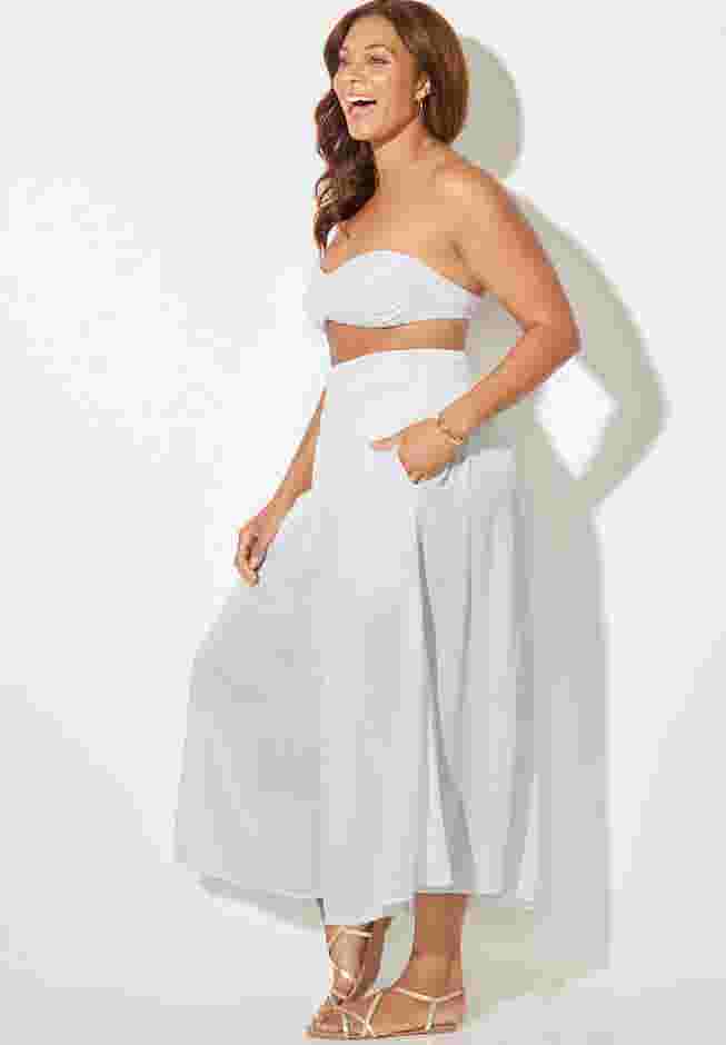 Ella Flowy Crinkle Beach Pant image number 2