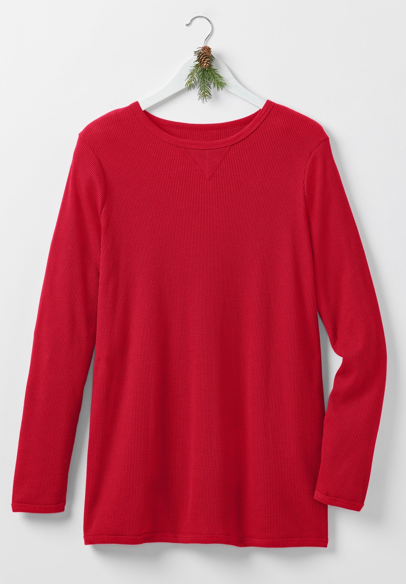 Ultra Soft Waffle Thermal Sweatshirt image number 1