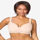 Leading Lady&reg; The Zoey Lace Band Molded Wire Free T-Shirt Bra image number 0