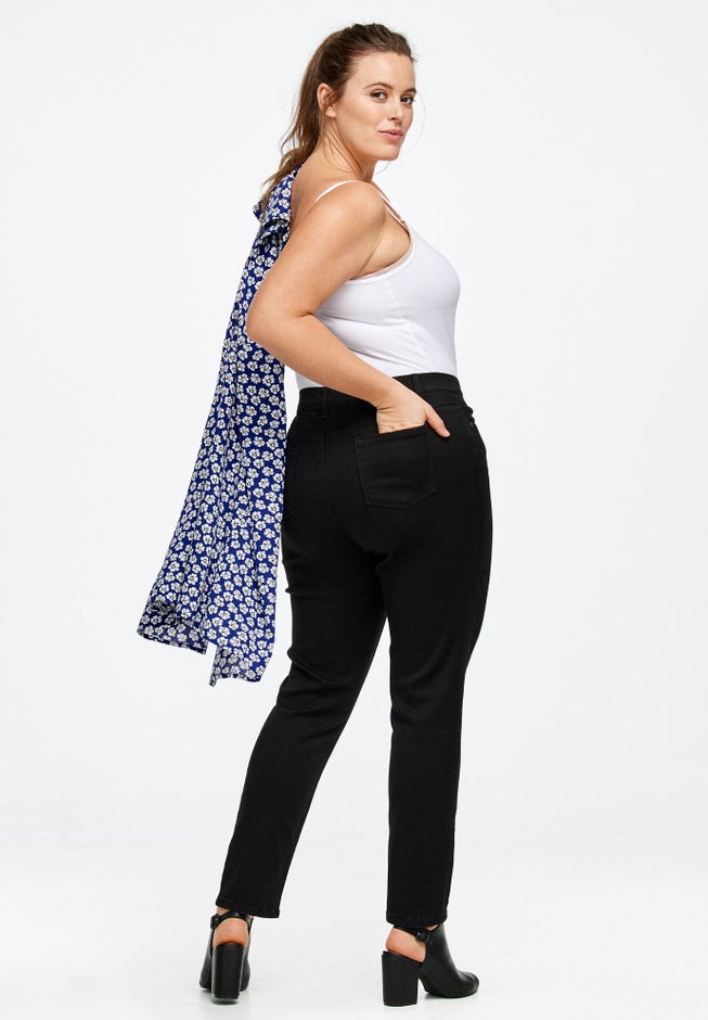 High-Waist Skinny Jeans image number 1