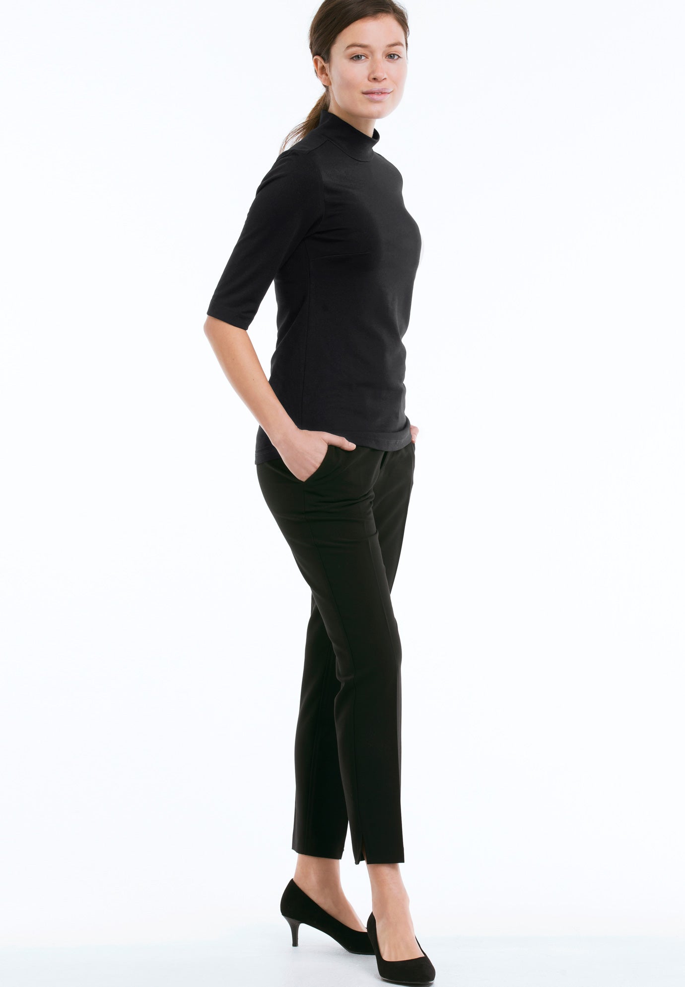 Mock Neck Tee image number 2