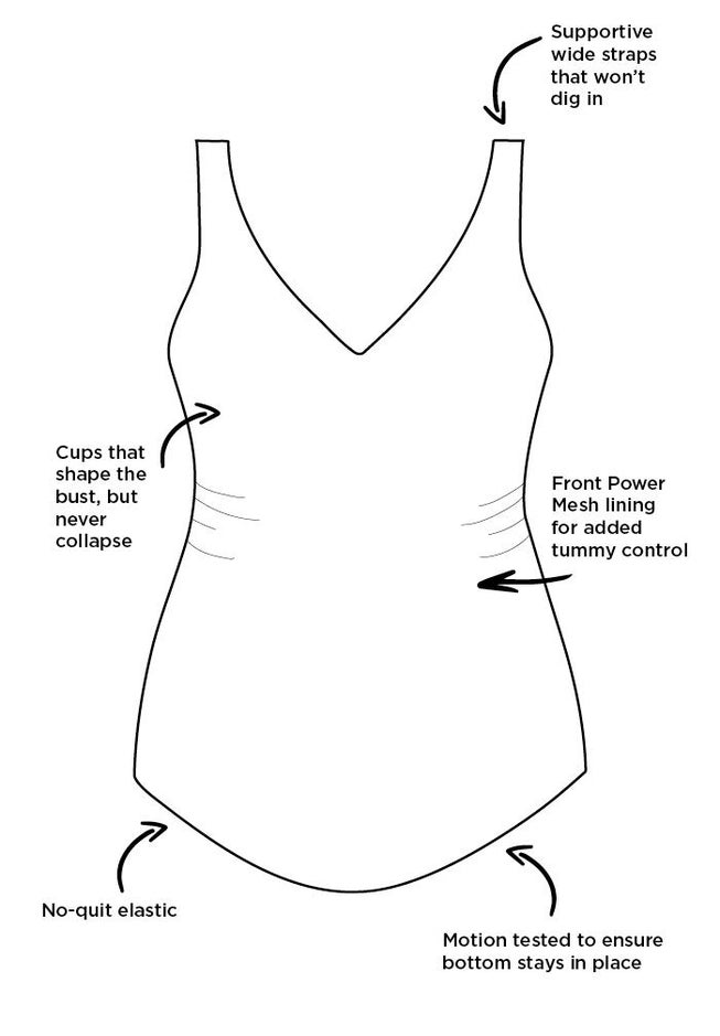 Dotted Sarong Front One Piece Swimsuit image number null