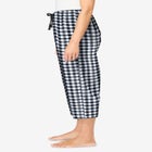 Woven Sleep Capri Pant image number null