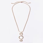 Triple Hoop Pendant Necklace image number 2