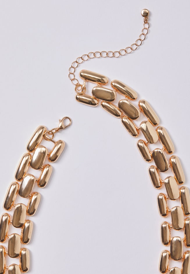 Woven Link Chain Necklace image number 2