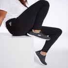 Side Pocket Ankle-Length Pull-On Stretch Knit Cotton Spandex Leggings image number null