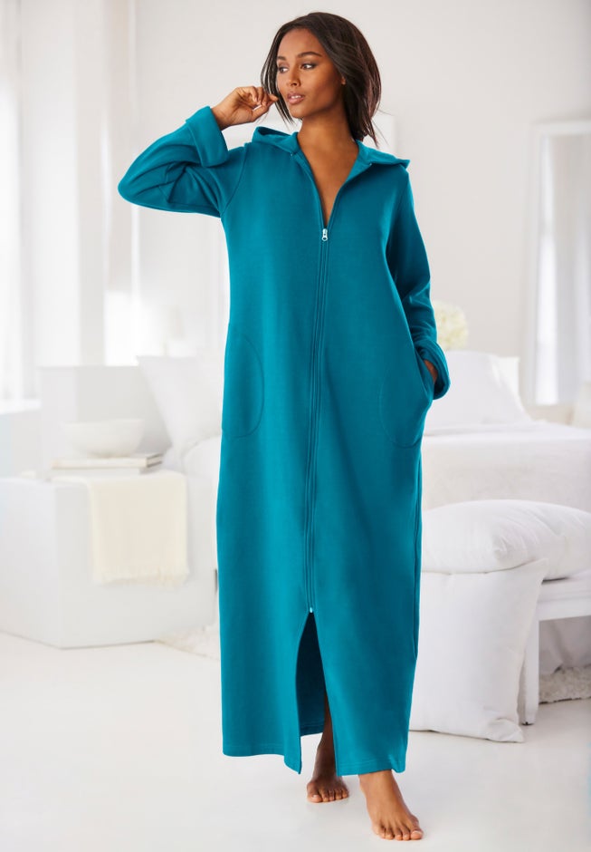 Short Hooded Sweatshirt Robe image number 7