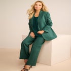 Plus Size Classic Bend Over&reg; Structured Straight Leg Pull-On Pant image number null