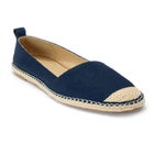 Faux Suede Slip-On Espadrille Flats image number null