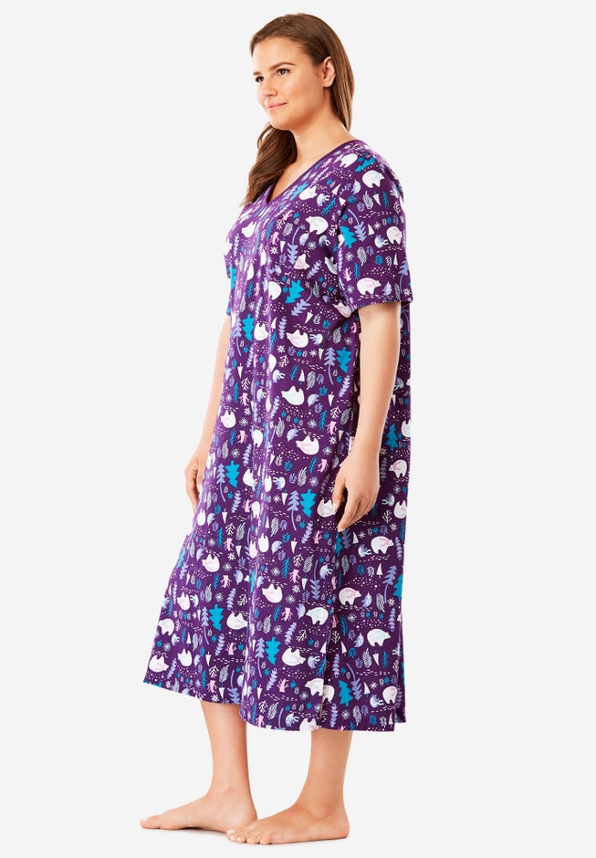 Long Print Sleepshirt image number 3