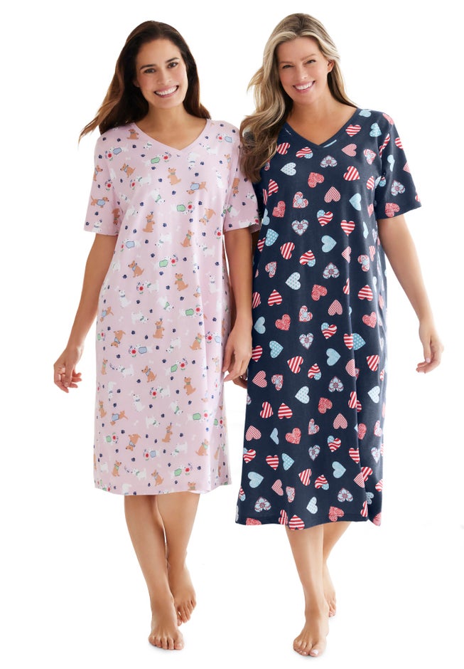Long Print Sleepshirt image number 4