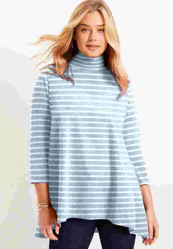 One+Only Mock-Neck Tunic image number 0
