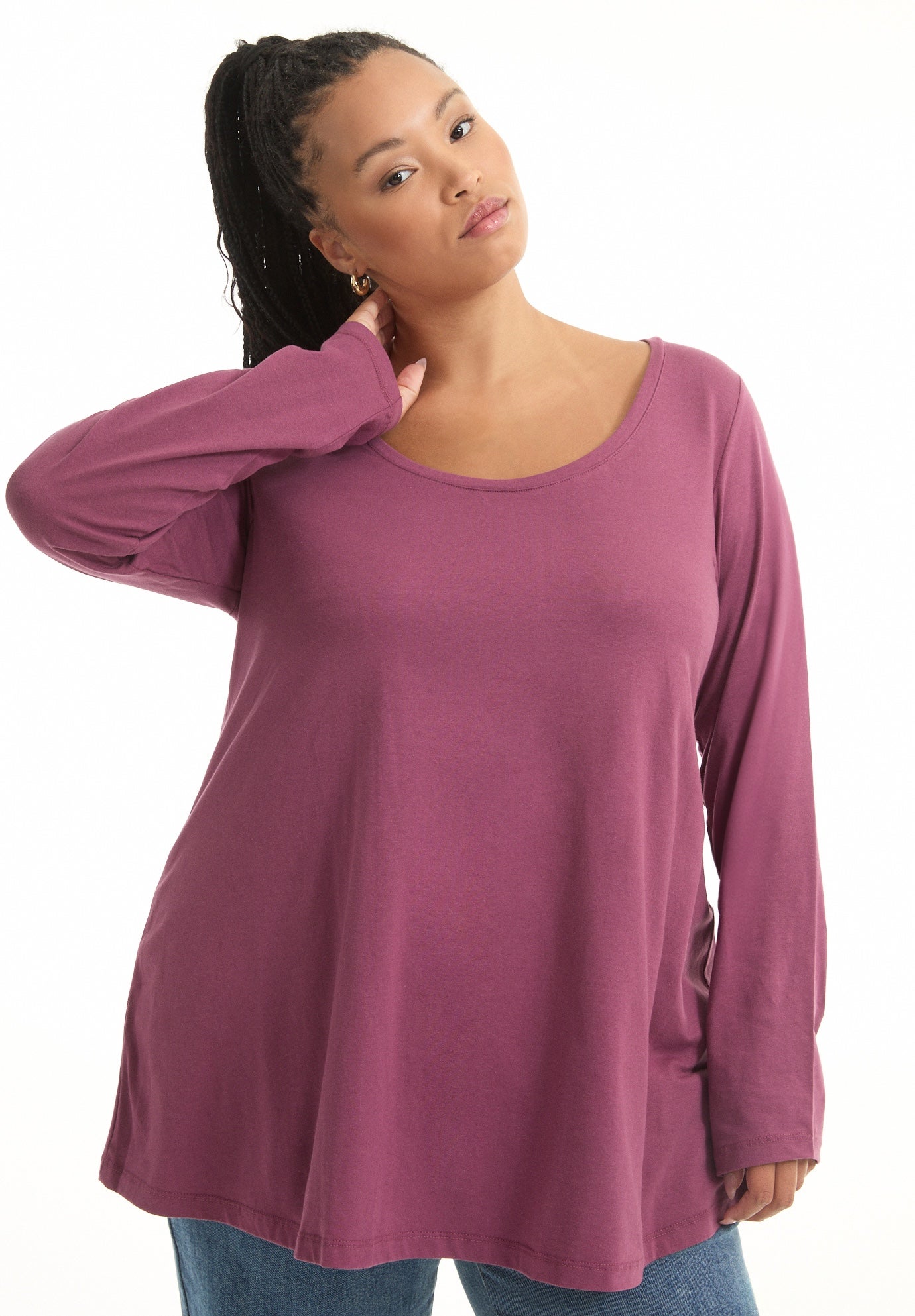 Long-Sleeve Swing One + Only Tee image number 1