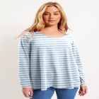 Long-Sleeve Swing One + Only Tee image number null