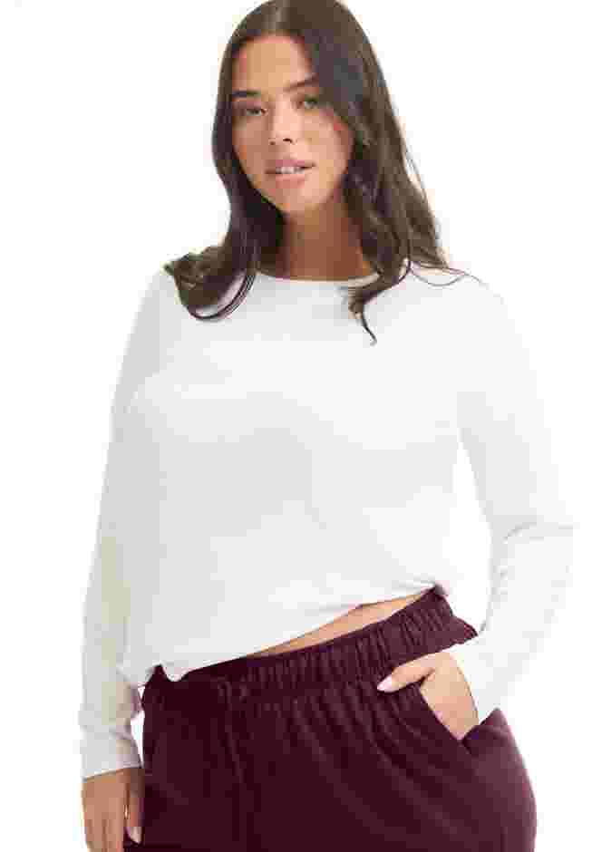 French Terry Wide-Leg Pant image number 3
