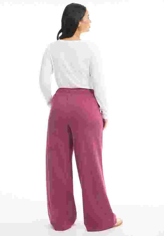 French Terry Wide-Leg Pant image number 2