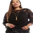 Allover Lace Top image number null