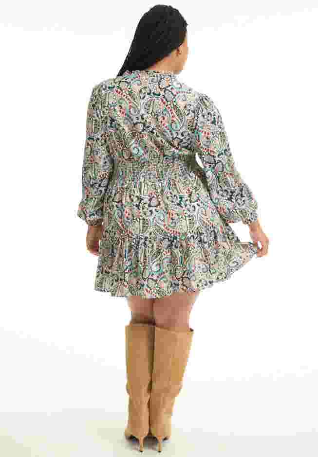 Smocked Georgette Tunic image number 2