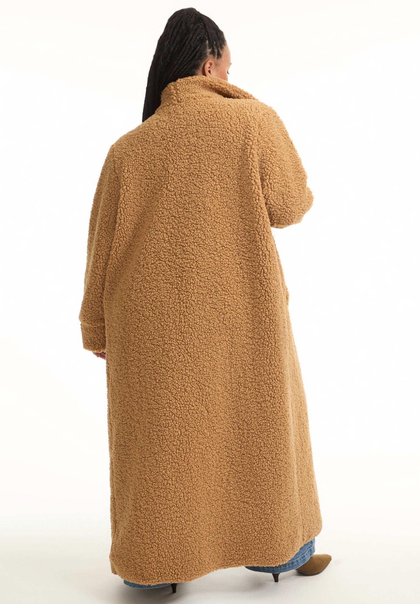 Maxi Teddy Fleece Coat | June And Vie
