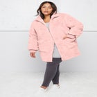 Zip-Up Faux Fur Jacket image number null