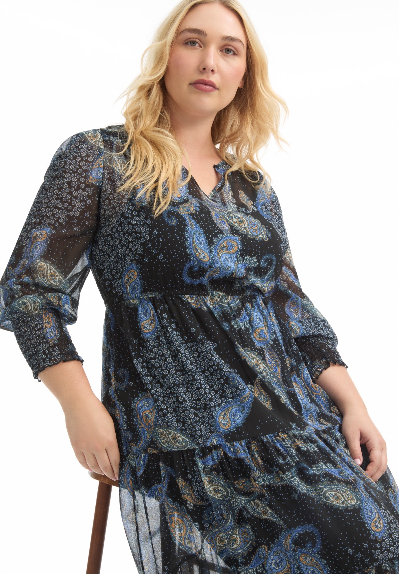 Tiered Maxi Dress image number 3