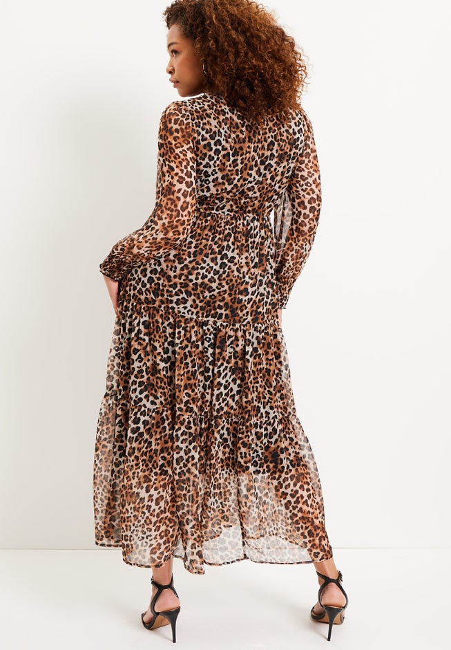 Tiered Maxi Dress image number 4