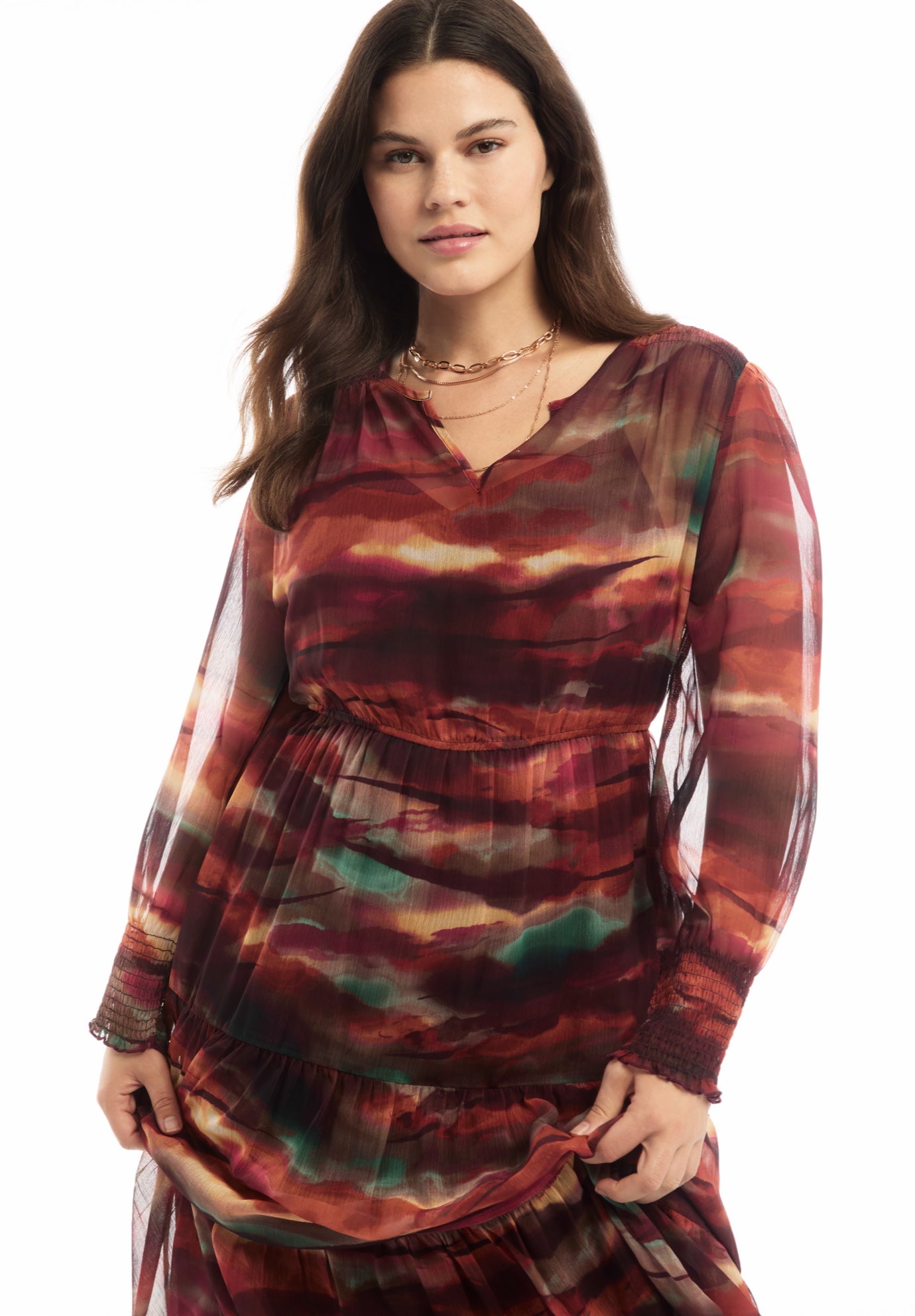 Tiered Maxi Dress image number 3