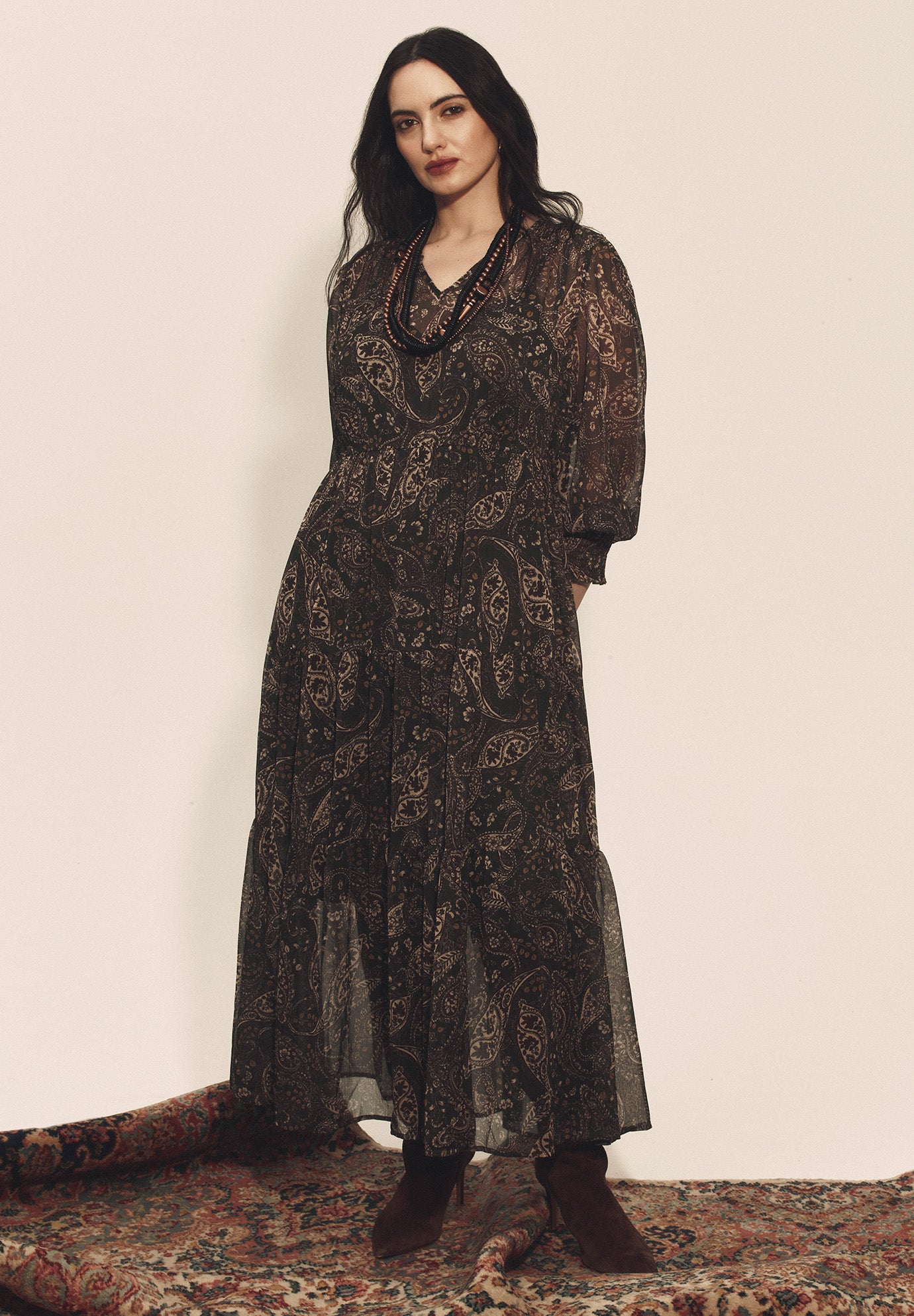 Tiered Maxi Dress image number 0