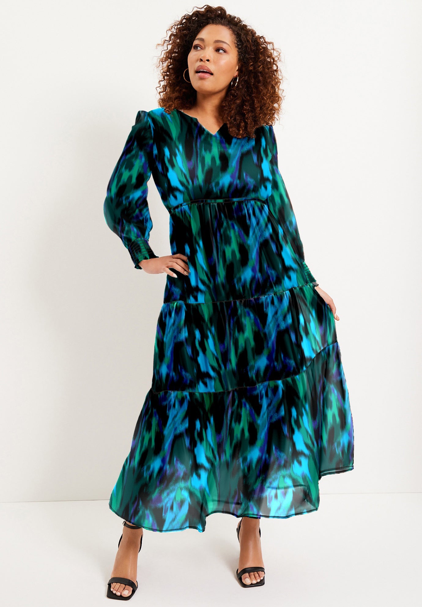Tiered Maxi Dress image number 0
