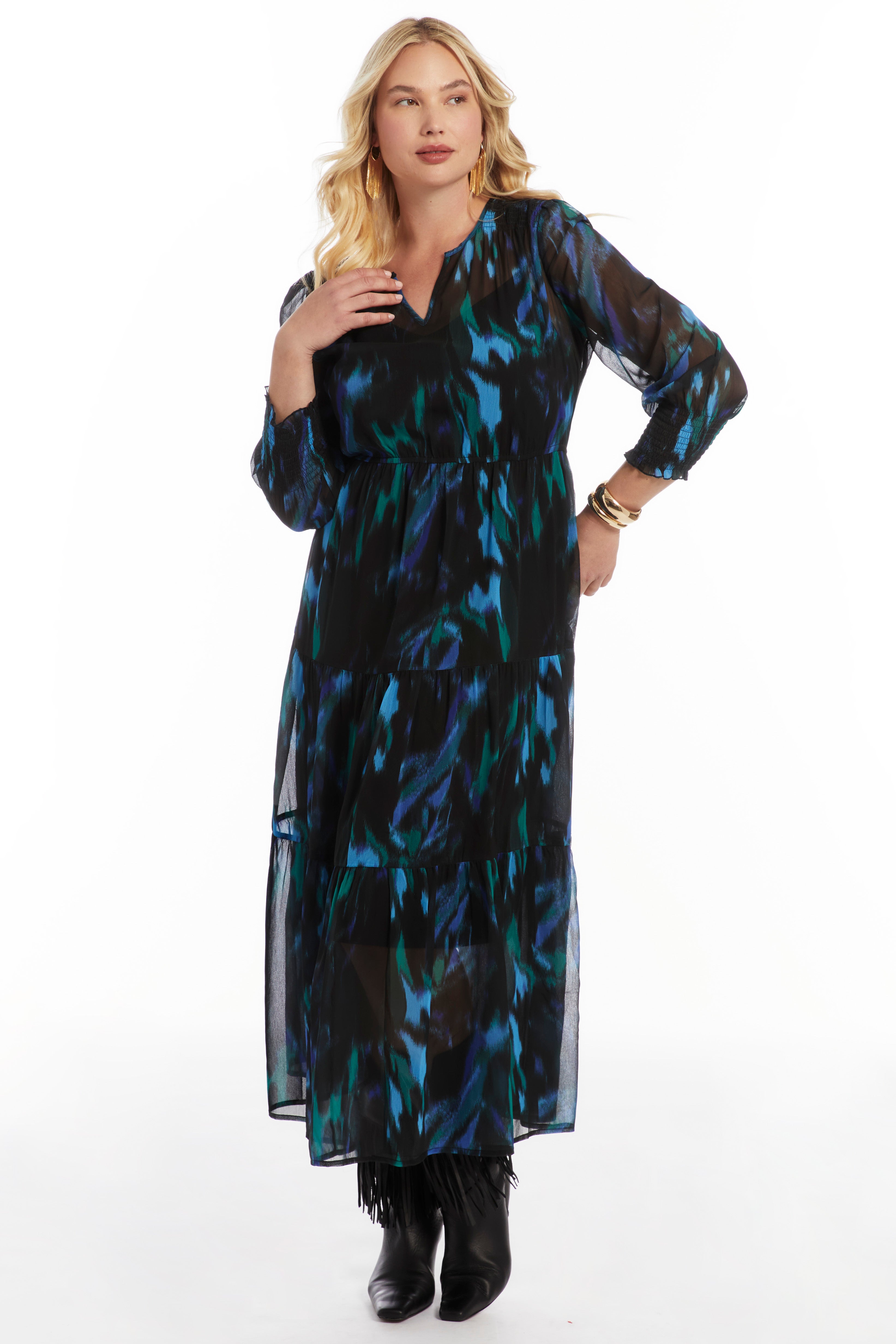 Tiered Maxi Dress image number 0