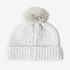 Pearl-Embellished Ribbed Beanie Hat. image number null