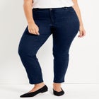 Curvie Fit Straight-Leg Jeans image number null