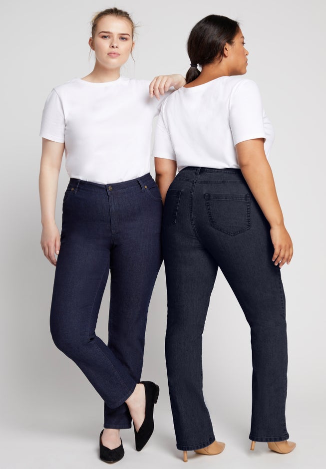 Curvie Fit Bootcut Jeans image number 3