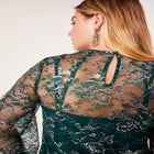 Scalloped Lace Long-Sleeve Top image number null