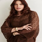 Lace Kimono Dress with Fringe image number null