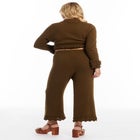 Ruffle Detail Sweater Pant image number null