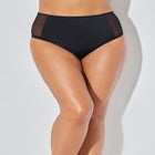 High Waist Mesh Bikini Brief image number null