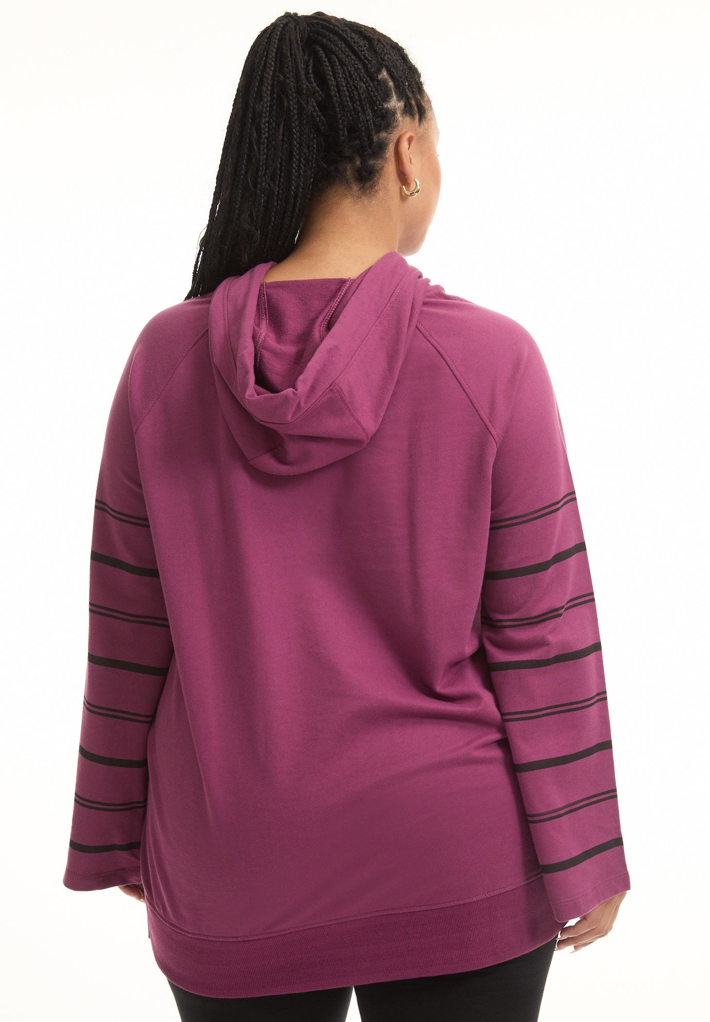 Bell-Sleeve French Terry Sweatshirt image number 1