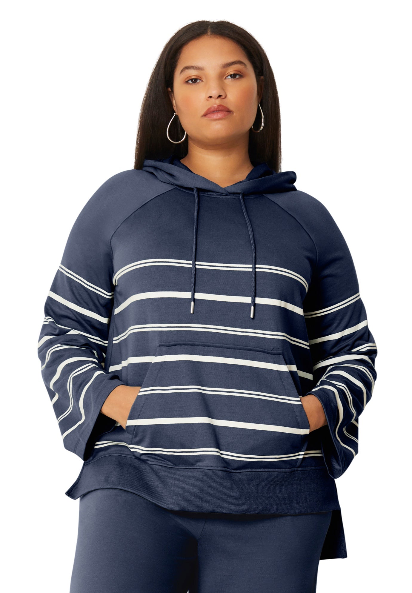 Bell-Sleeve French Terry Sweatshirt image number 0