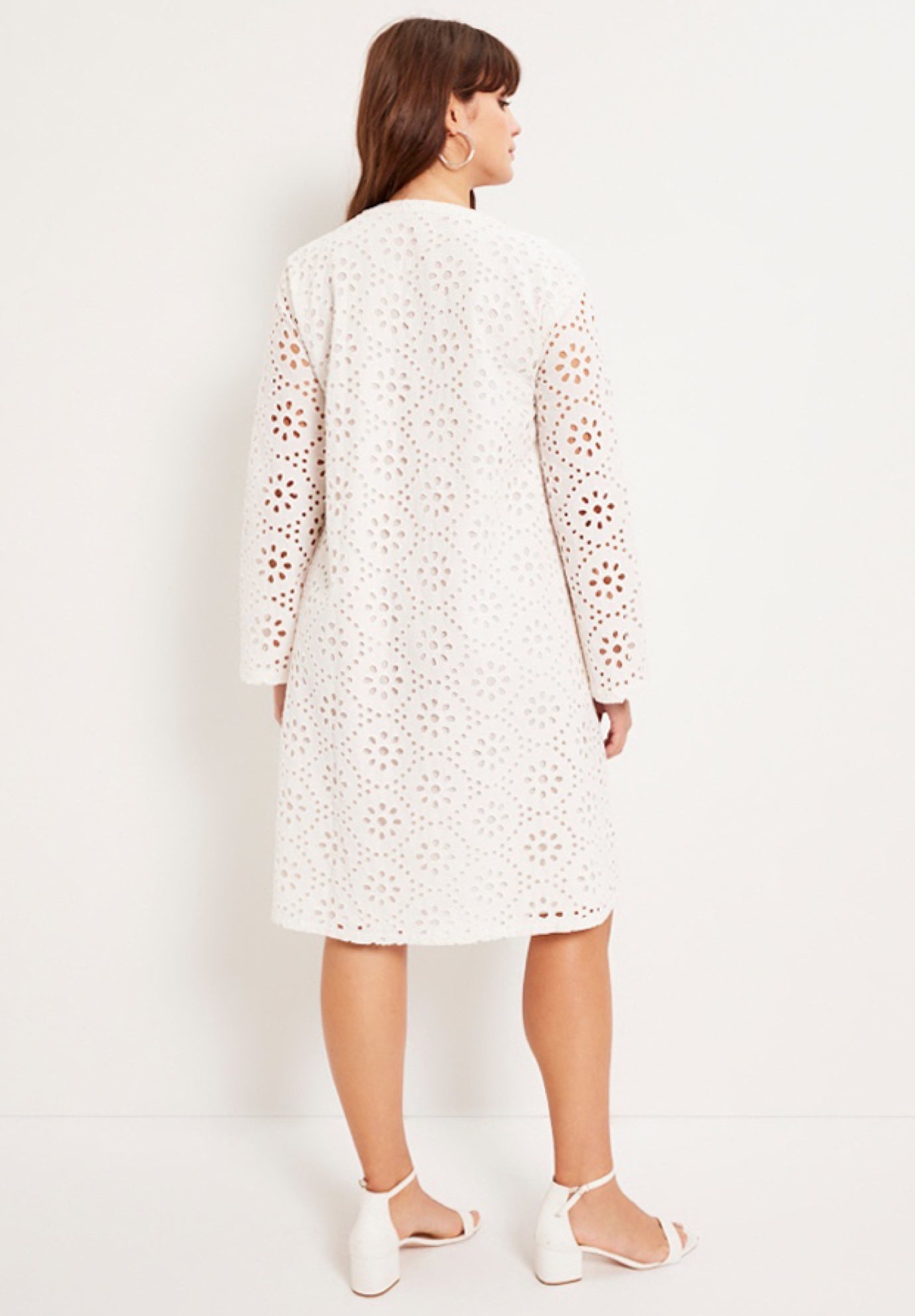 Eyelet Shirtdress image number 1