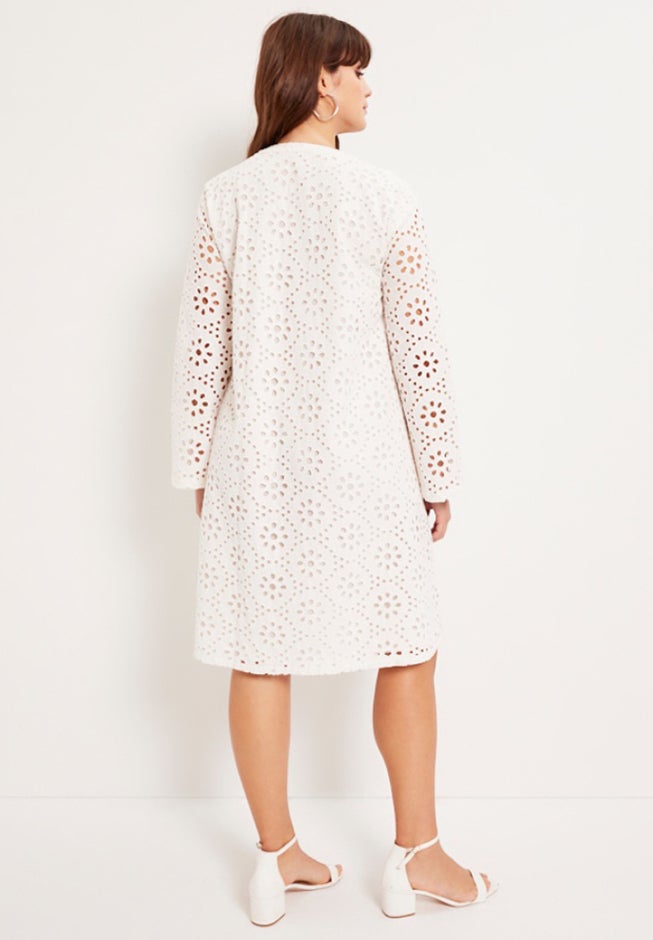 Eyelet Shirtdress image number 1