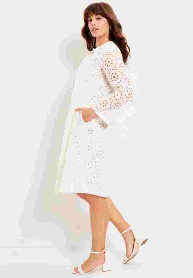 Eyelet Shirtdress image number 2