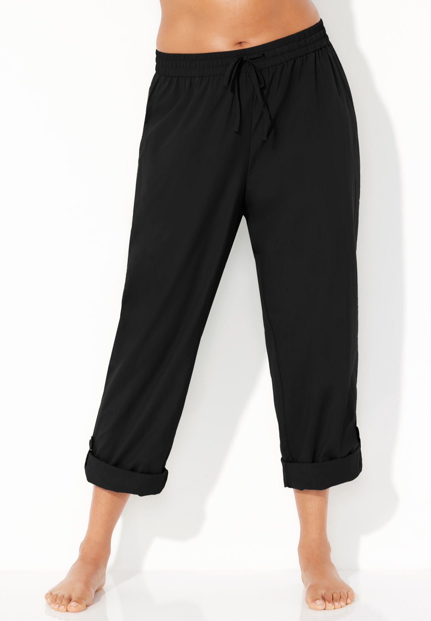 Taslon&reg; Cover Up Roll-Up Pant image number 0