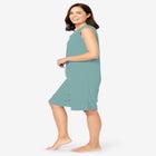 Zip-Front Terry Romper image number null