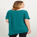 Short-Sleeve Asymmetrical Tunic image number null