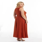 Sleeveless Sweetheart Knit Maxi Dress image number 1