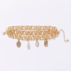 Three-Chain Charm Bracelet. image number null