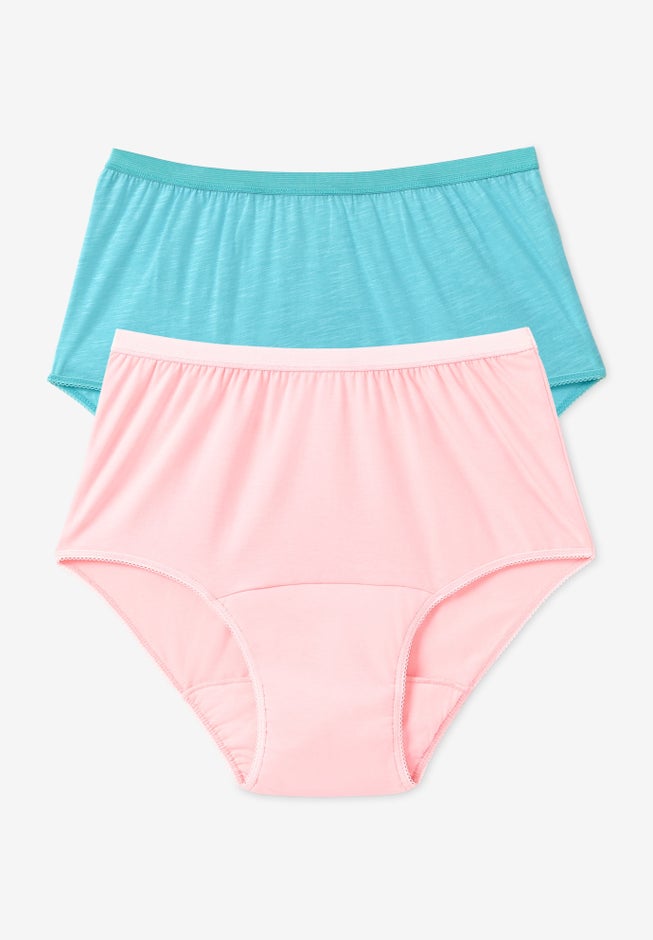 Cotton Incontinence Brief 2-Pack image number 0
