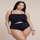 Crossover Strapless One Piece image number null